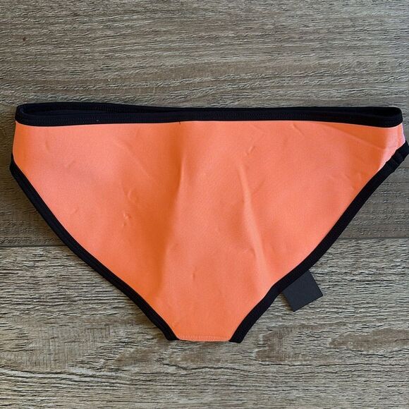 Triangl Swimwear Black Orange & Pink Neoprene Bikini Bottom Seperate - Picture 2 of 4